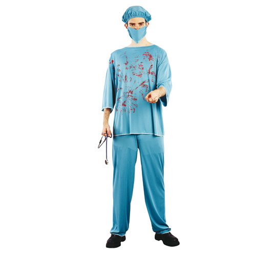 D&eacute;guisement Chirurgien sanglant homme Halloween