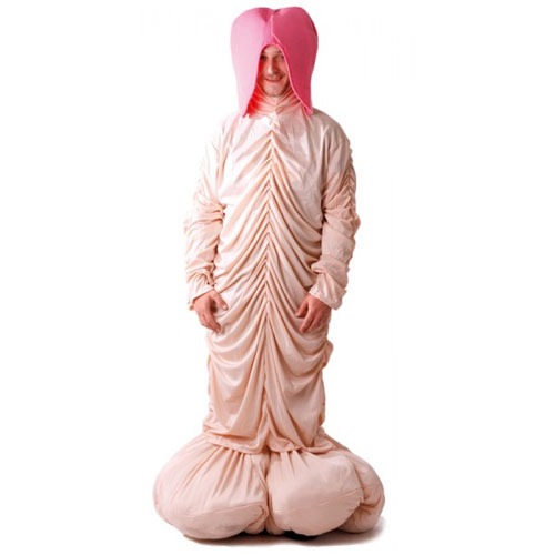 D&eacute;guisement zizi blanc adulte