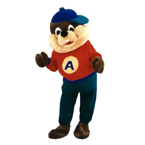 D&eacute;guisement mascotte &eacute;cureuil casquette