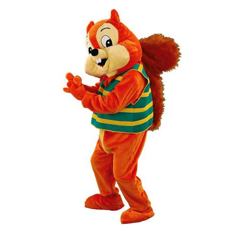 D&eacute;guisement mascotte &eacute;cureuil