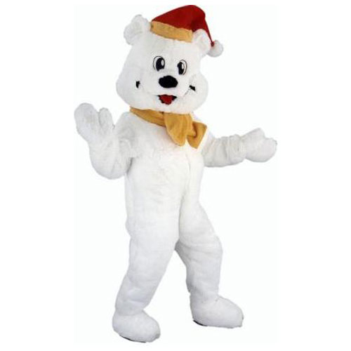 D&eacute;guisement mascotte ours P&egrave;re No&euml;l