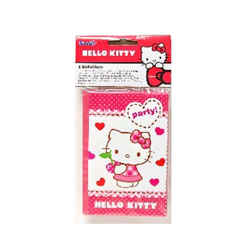 Cartes d'invitation Hello Kitty