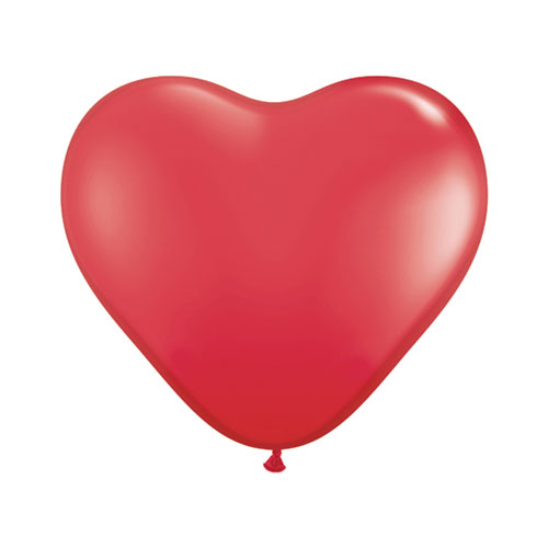 Ballon Coeur 25cm Rouge