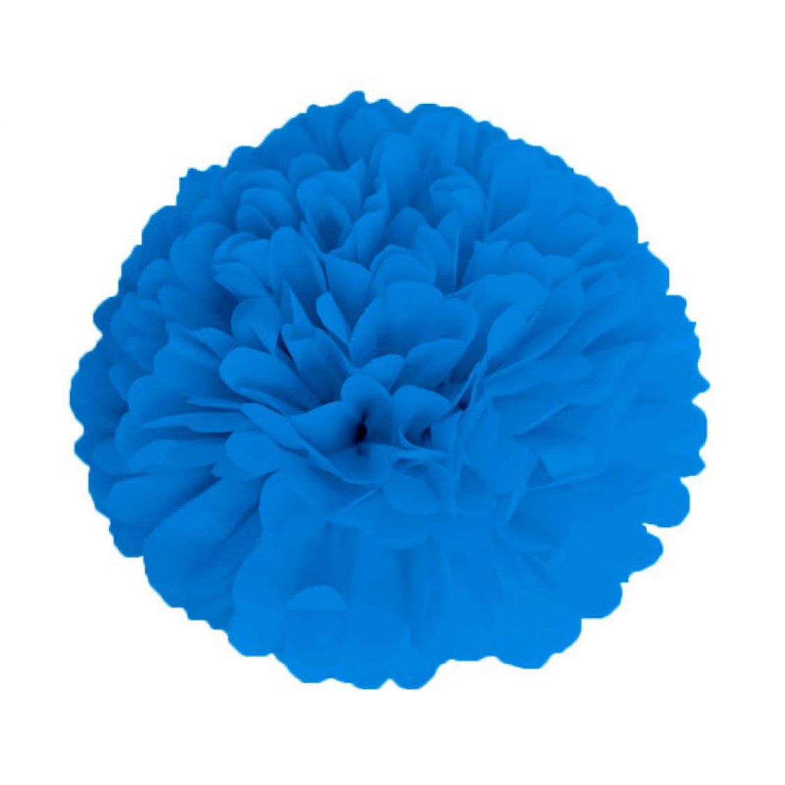 Pompom en papier de soie Bleu nuit