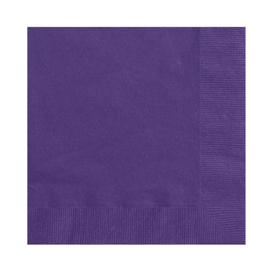 Serviette De Table Papier Violet