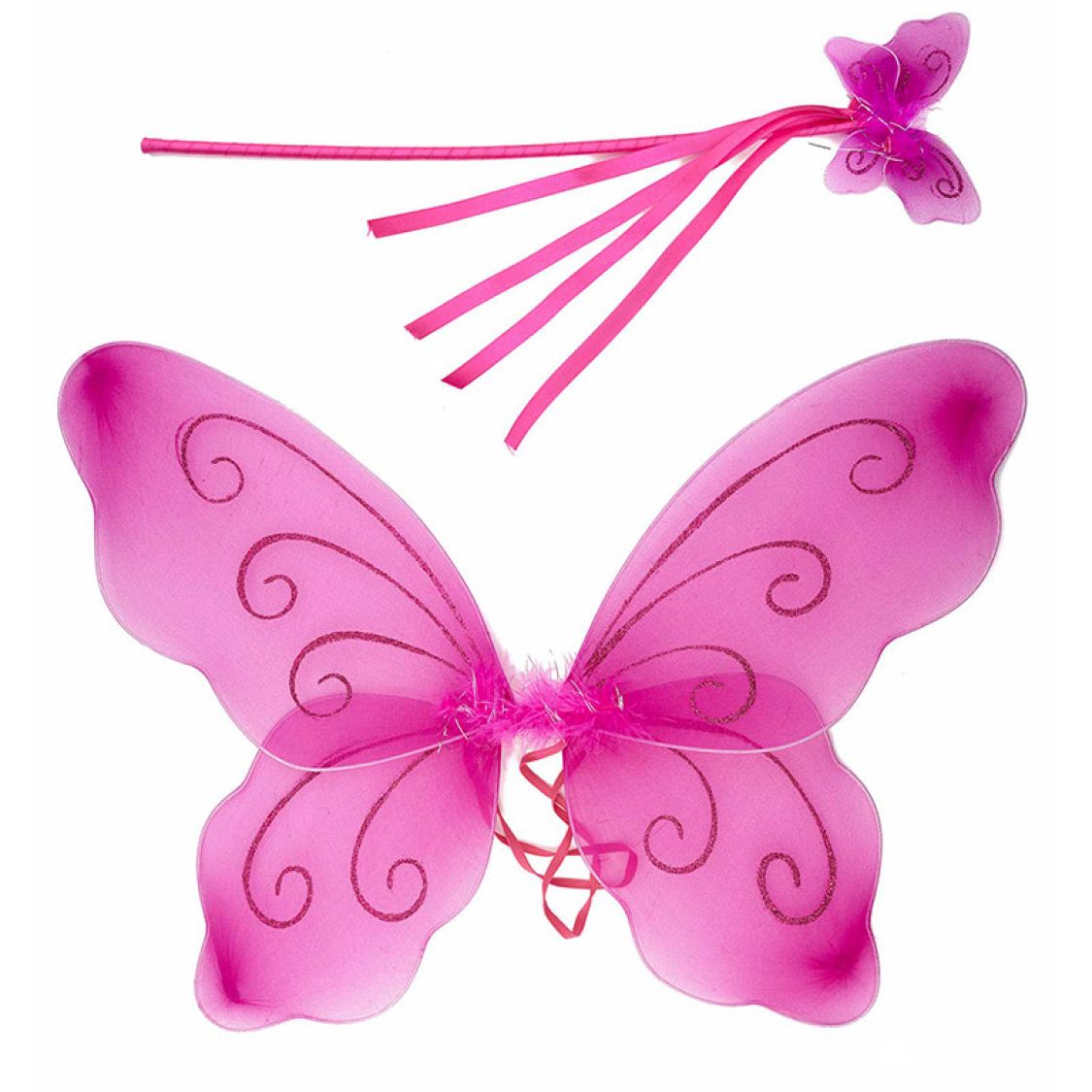 Un ballon papillon gonflable a l'helium ou a l'air pour un anniversaire fée