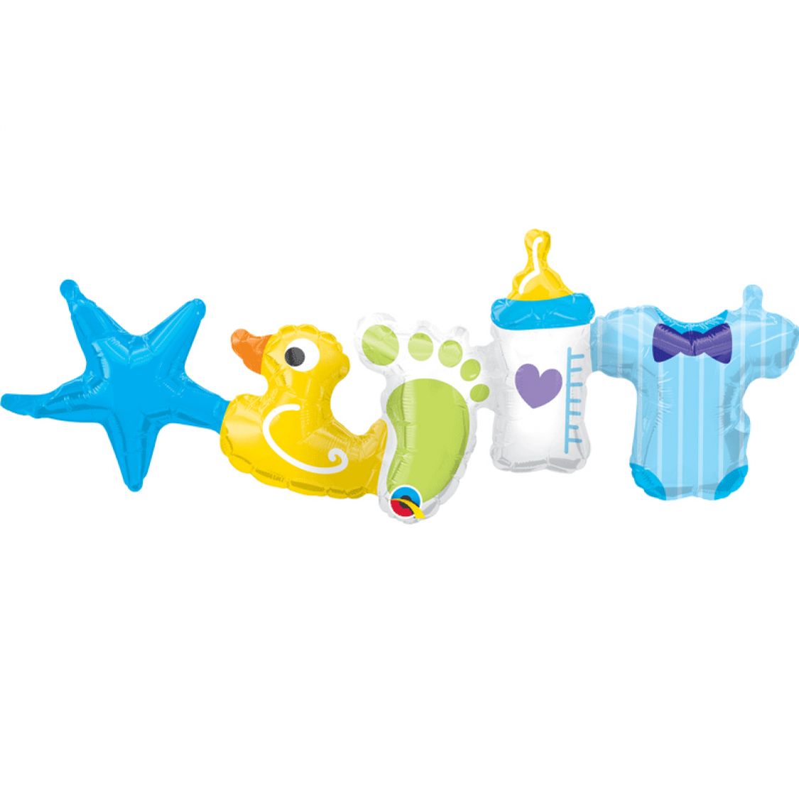 Guirlande Ballons Bebe Bleue Par 2 Guirlande Ballons Bebe Bleue Par 2