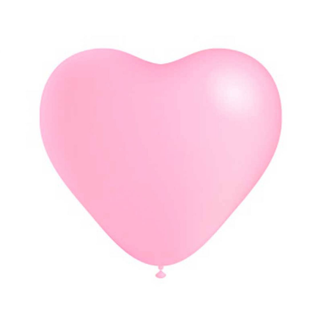 Ballon Coeur 25cm Rose Bonbon