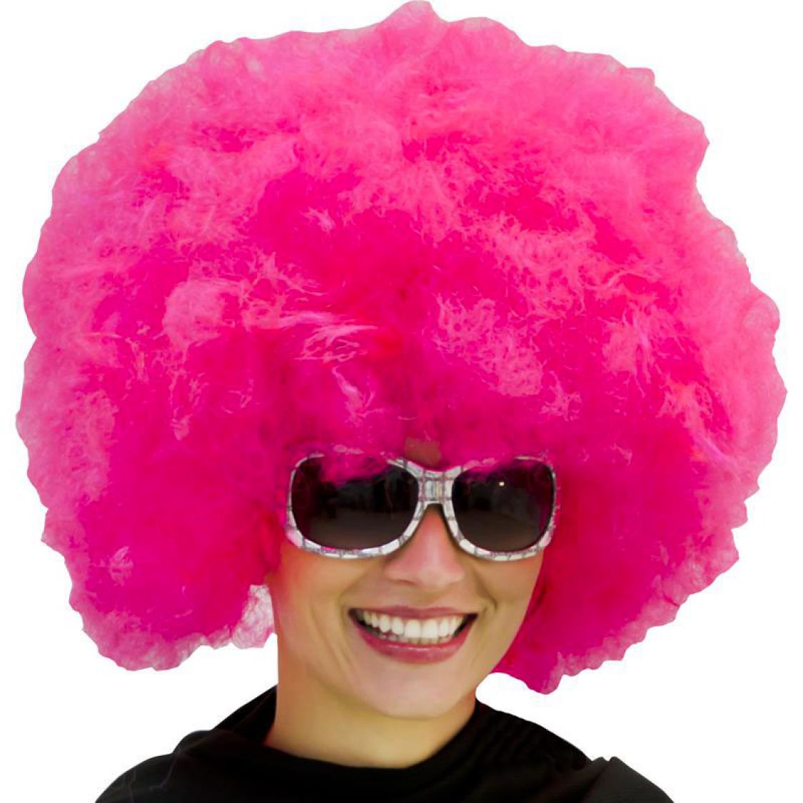 perruque disco rose