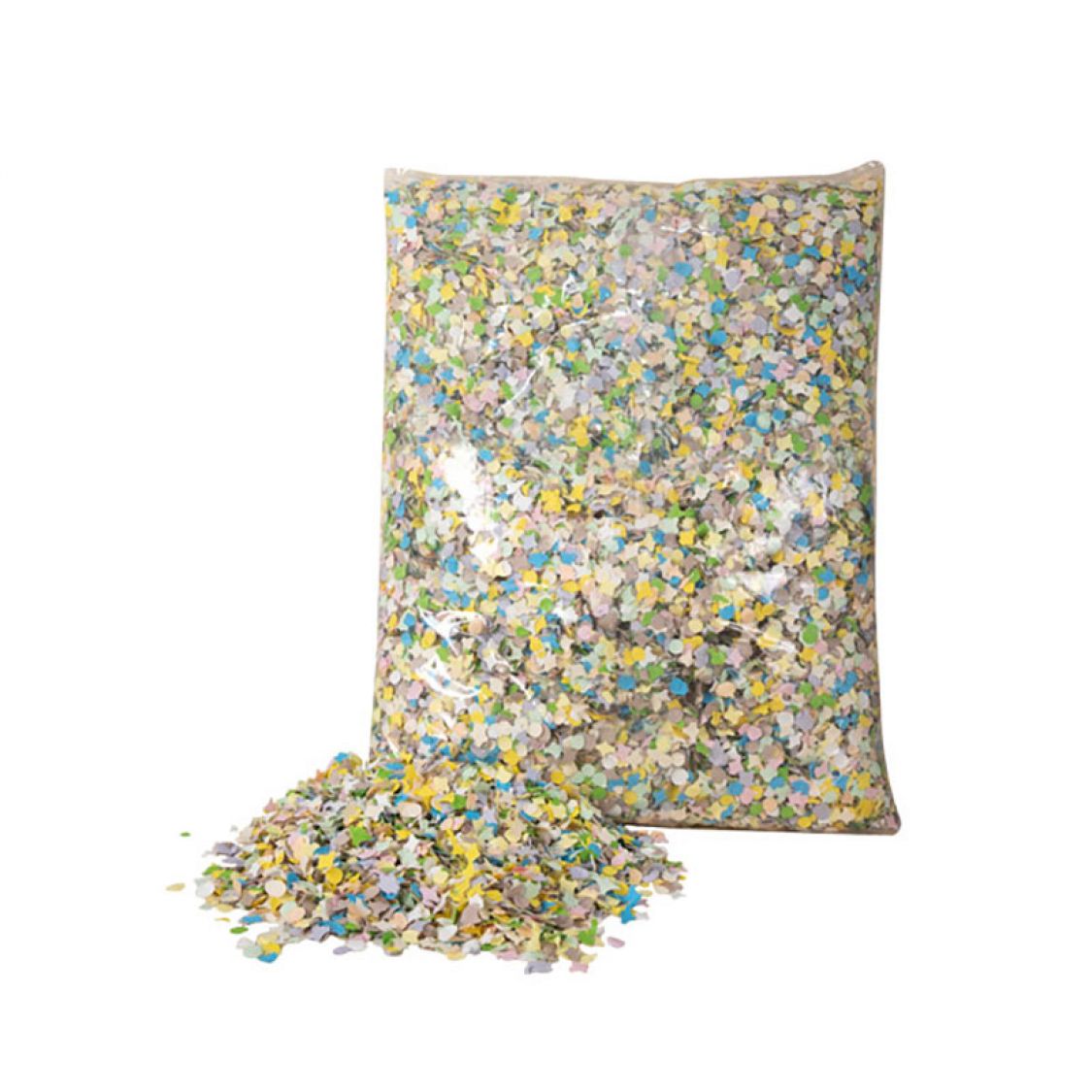 Confettis multicolores dépoussiérés luxe 450gr