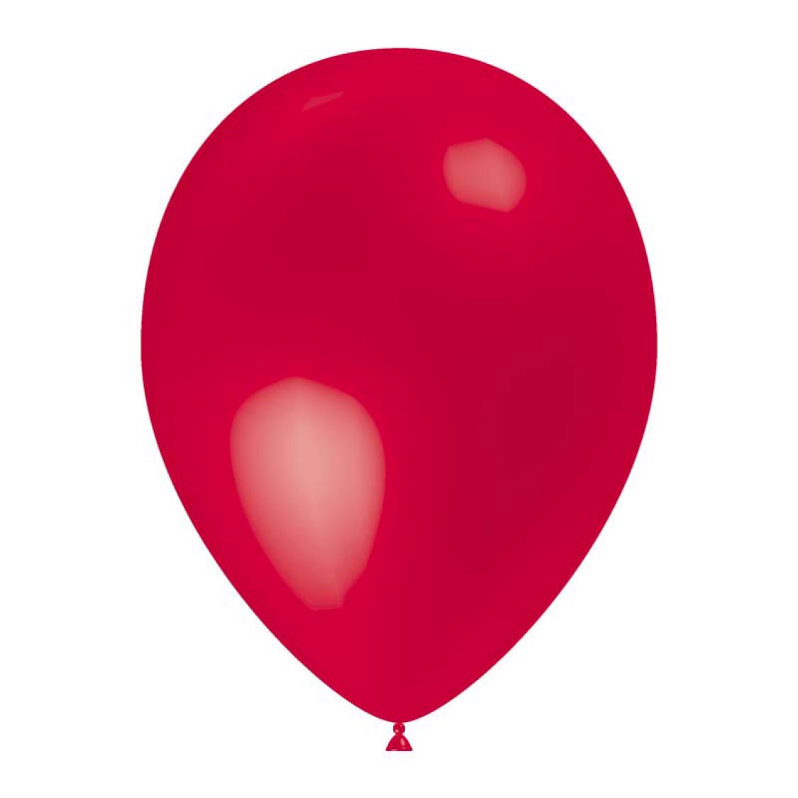 Ballon rouge rubis cristal