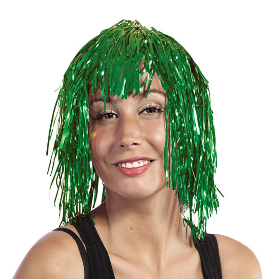 Perruque Femme Disco Vert