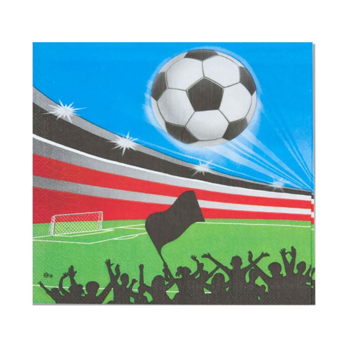 Serviettes Jetables à Thème Football (Lot De 40/80