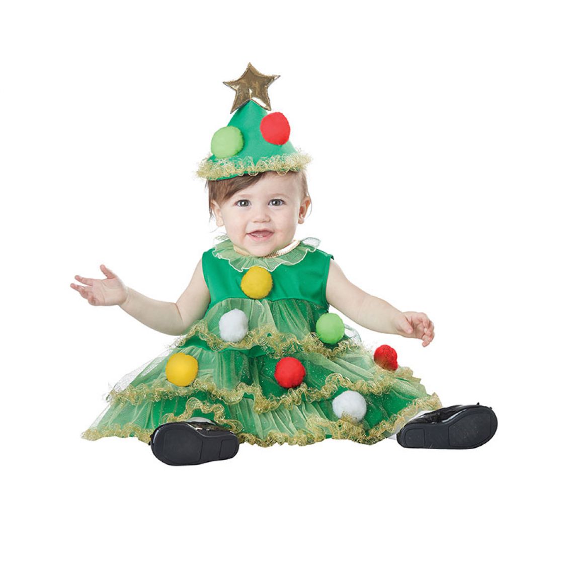 Déguisement lutin de Noël bébé