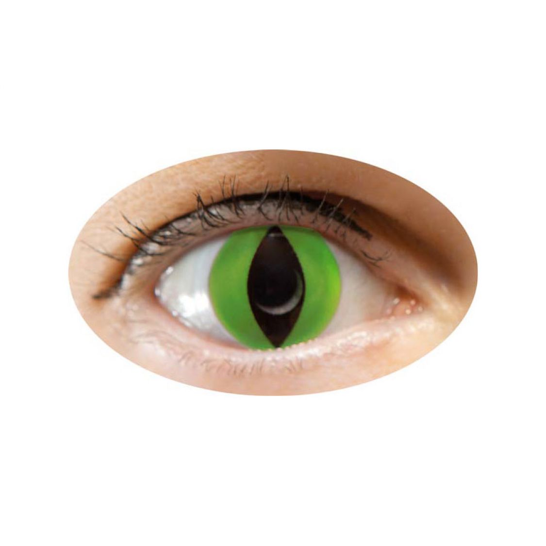 Lentilles de contact fantaisie Oeil de chat vert