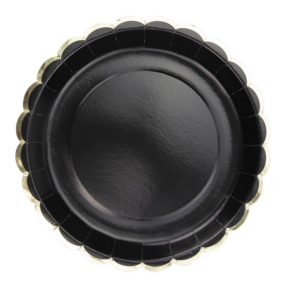 Semelle Pour Bûche De Noël Dorée Et Noire - 20x10 Cm (lot De 50) - Idéale Pour Pâtisseries Festives
