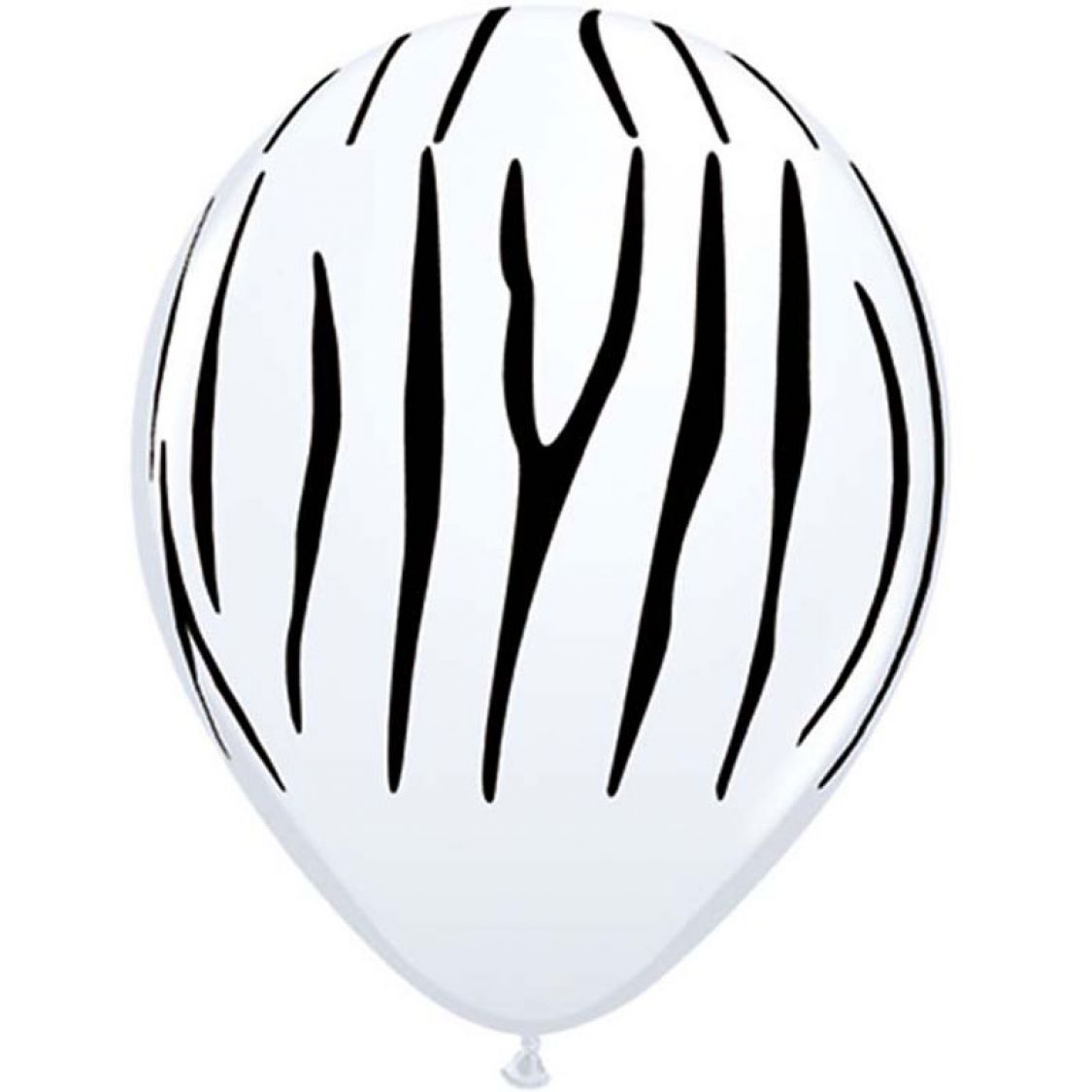 Ballons Latex Zebra tiger par 25