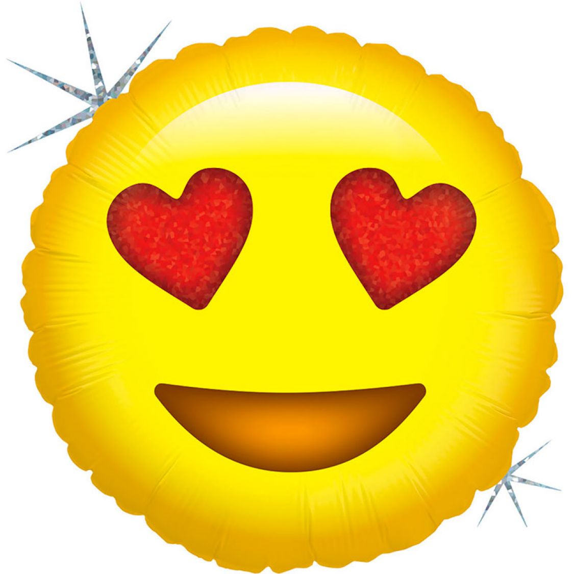 Ballon Emoji Love Holographic