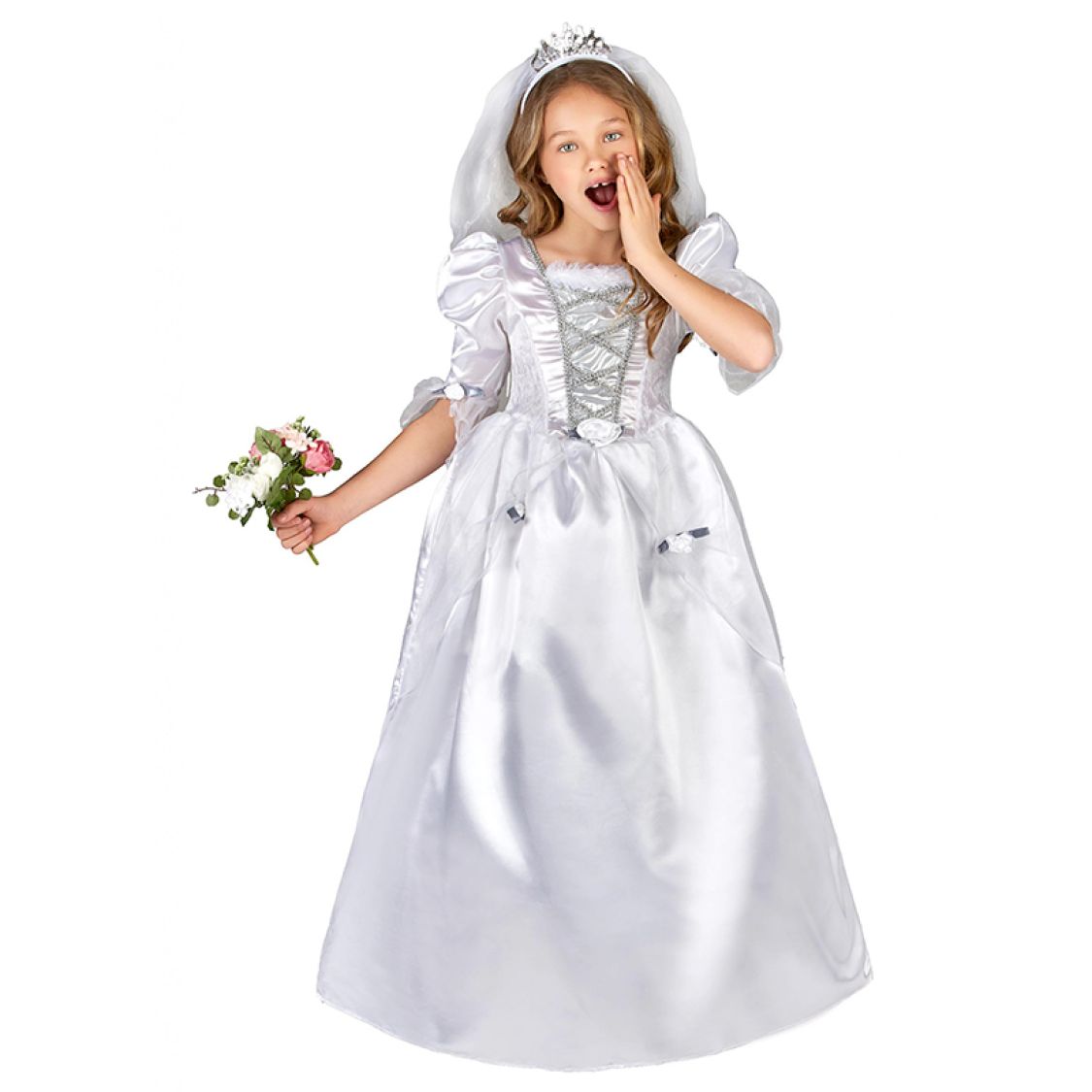 LED Déguisement Fille Lumineuse Enfant Robe de Princesse Carnaval