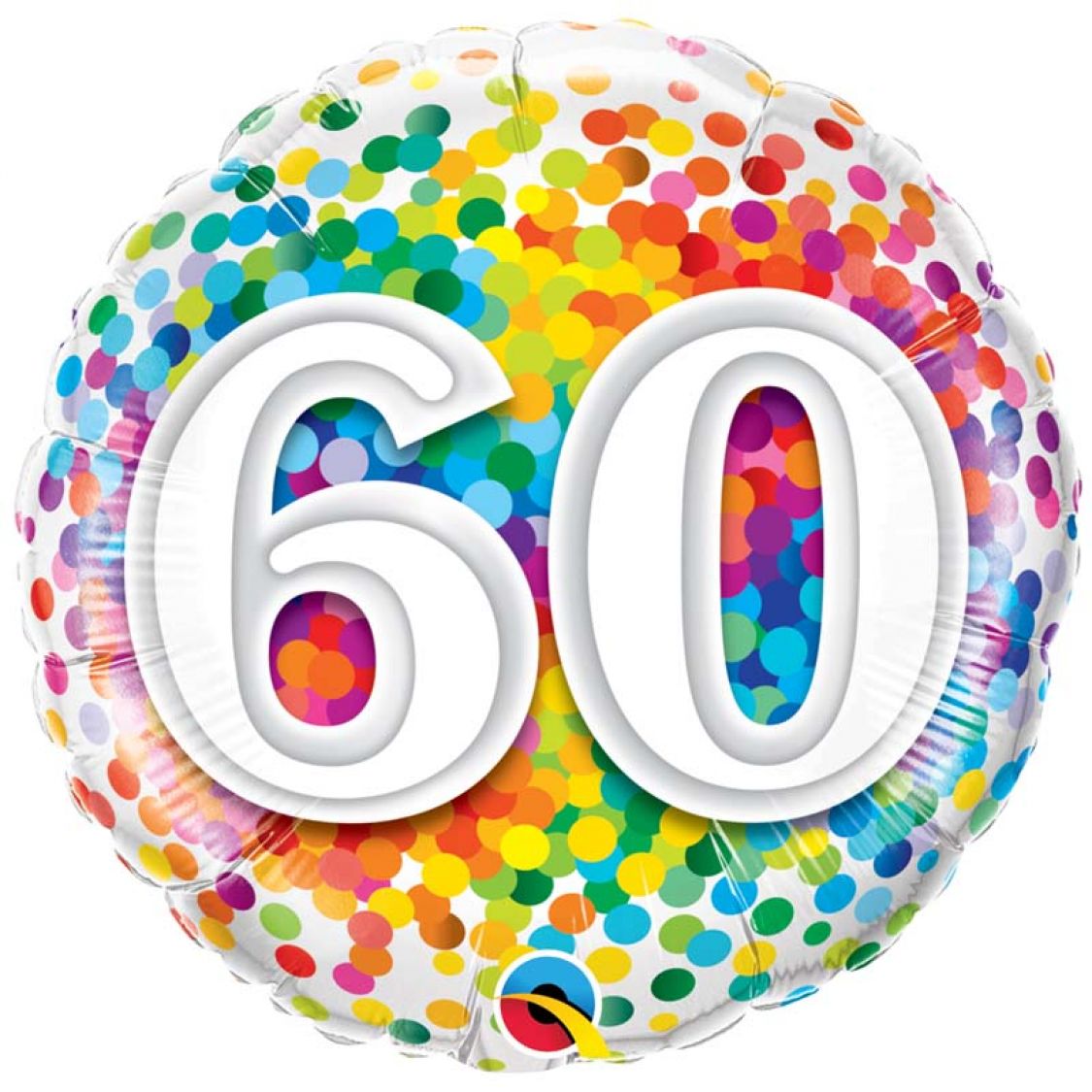 Ballon Confettis Chiffre 60 Ballon Confettis Chiffre 60
