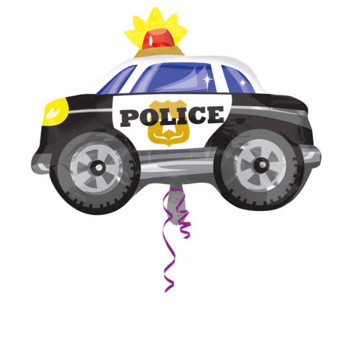Ballon Mylar Voiture Police
