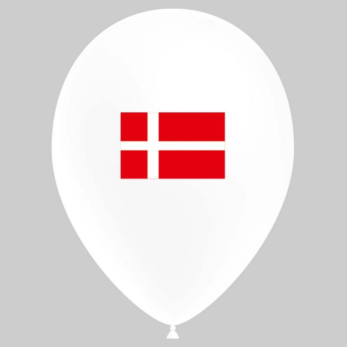 Ballon drapeau Danemark (latex)