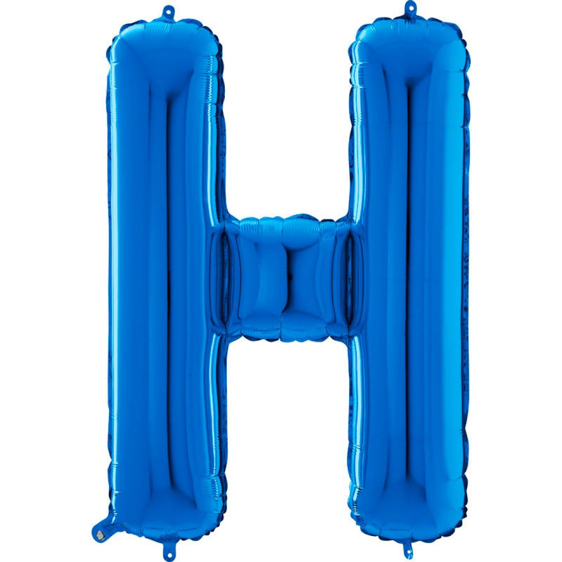 Ballon aluminium H Bleu