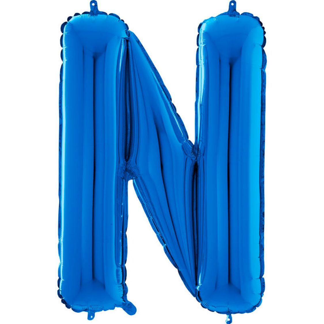 Ballon aluminium N Bleu