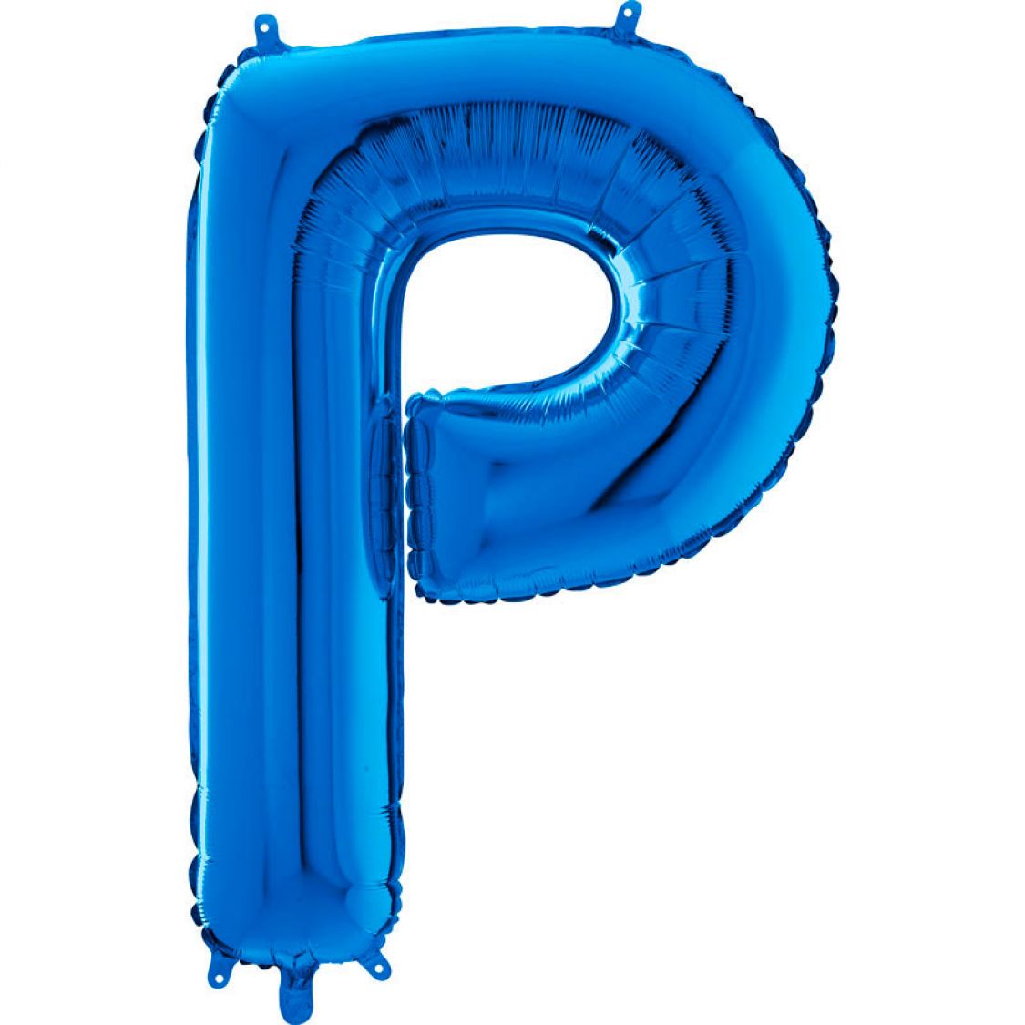 Ballon aluminium P Bleu