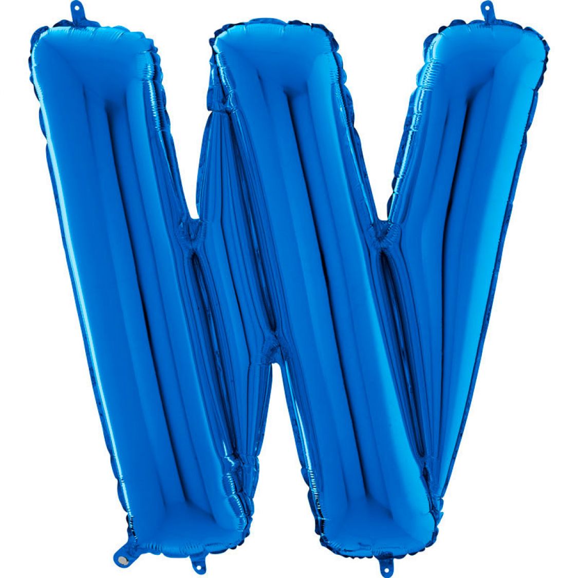 Ballon aluminium W Bleu