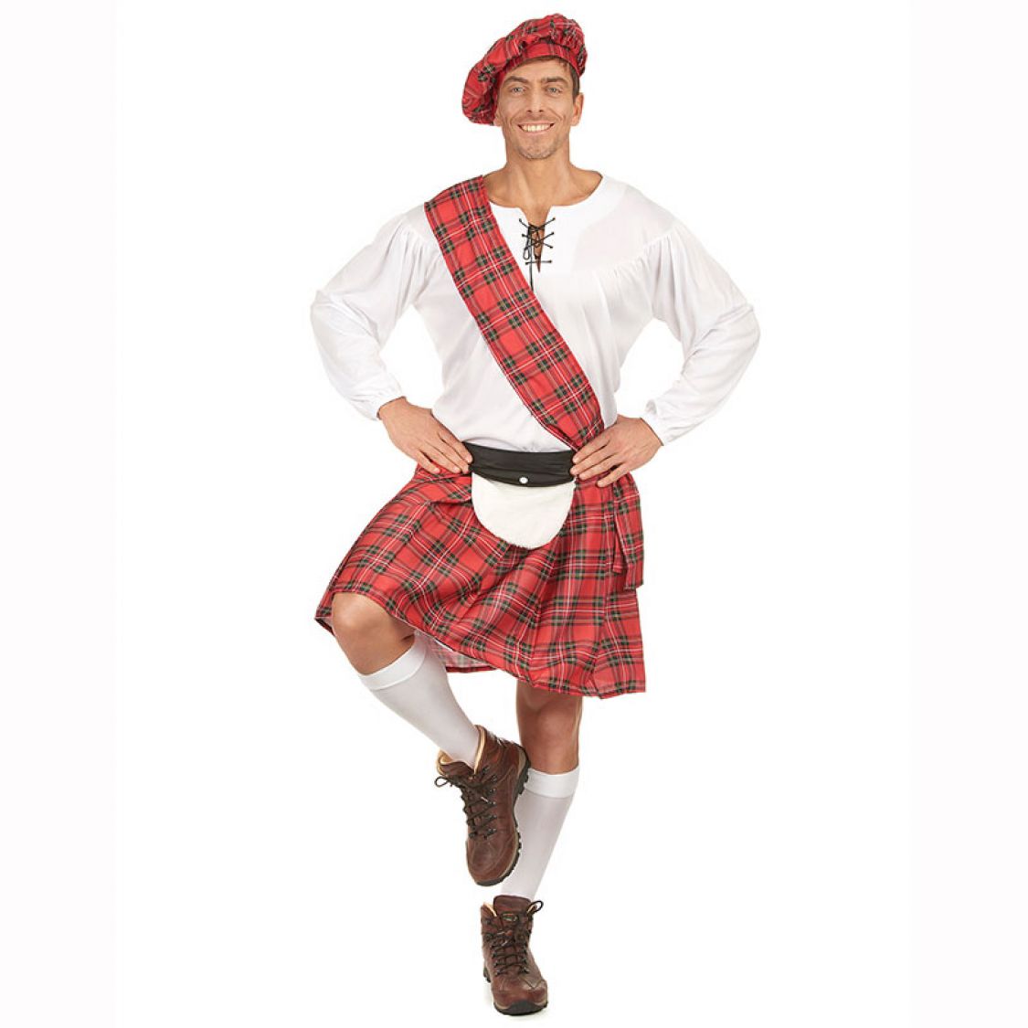 ÉCOSSAIS KILT & Chapeau Traditionnel Homme Déguisement Adulte Costume pour  EUR 39,38 - PicClick FR