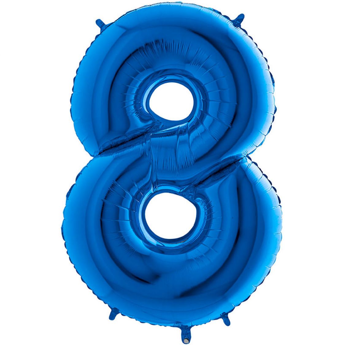 Ballon chiffre 8 Bleu