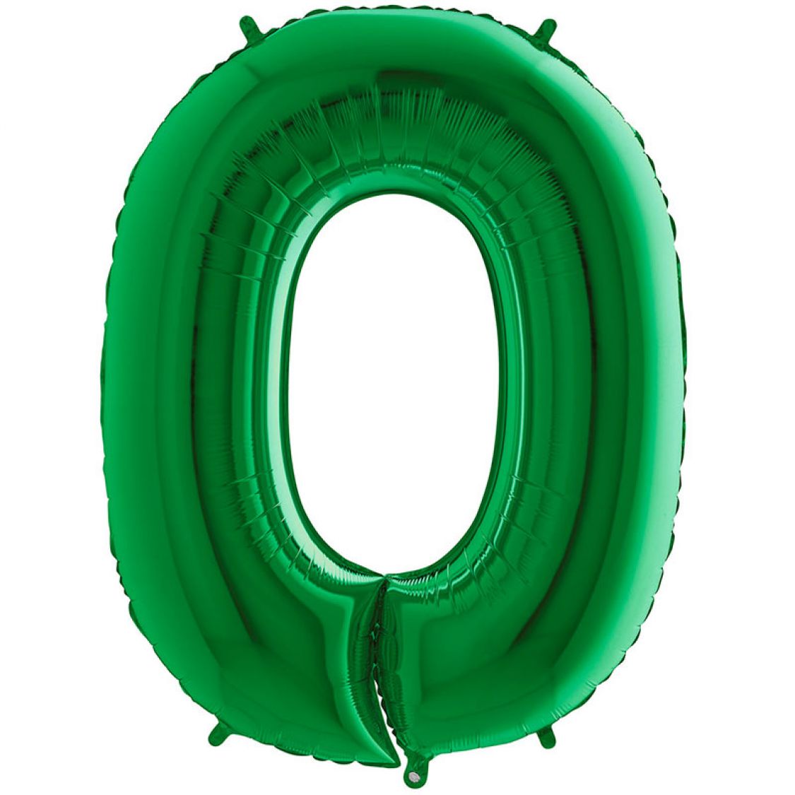 Ballon chiffre 0 Vert