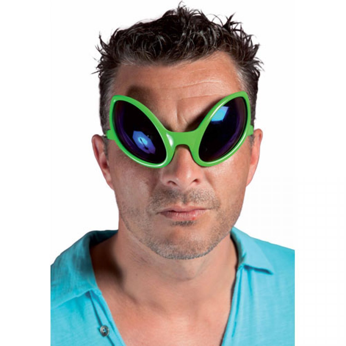 hors-sol carnaval vertes Boland Lunettes de Fête 02629 – Lunettes de fête alien pour adulte Halloween lunettes amusantes lunettes pour carnaval fête à thème Mixte 