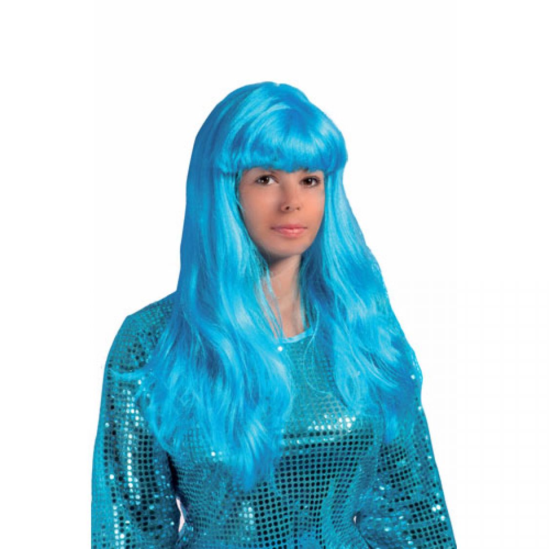perruque turquoise