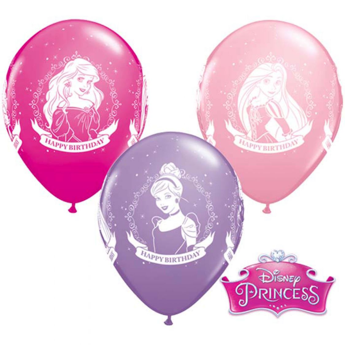 Ballon Anniversaire Princesses Qualatex