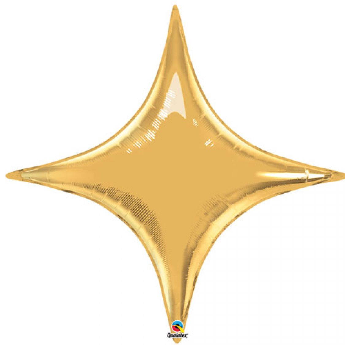 Ballon Mylar étoile design or (Starpoint) (40'')