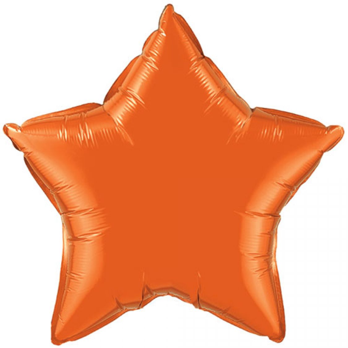 Ballon Mylar étoile orange