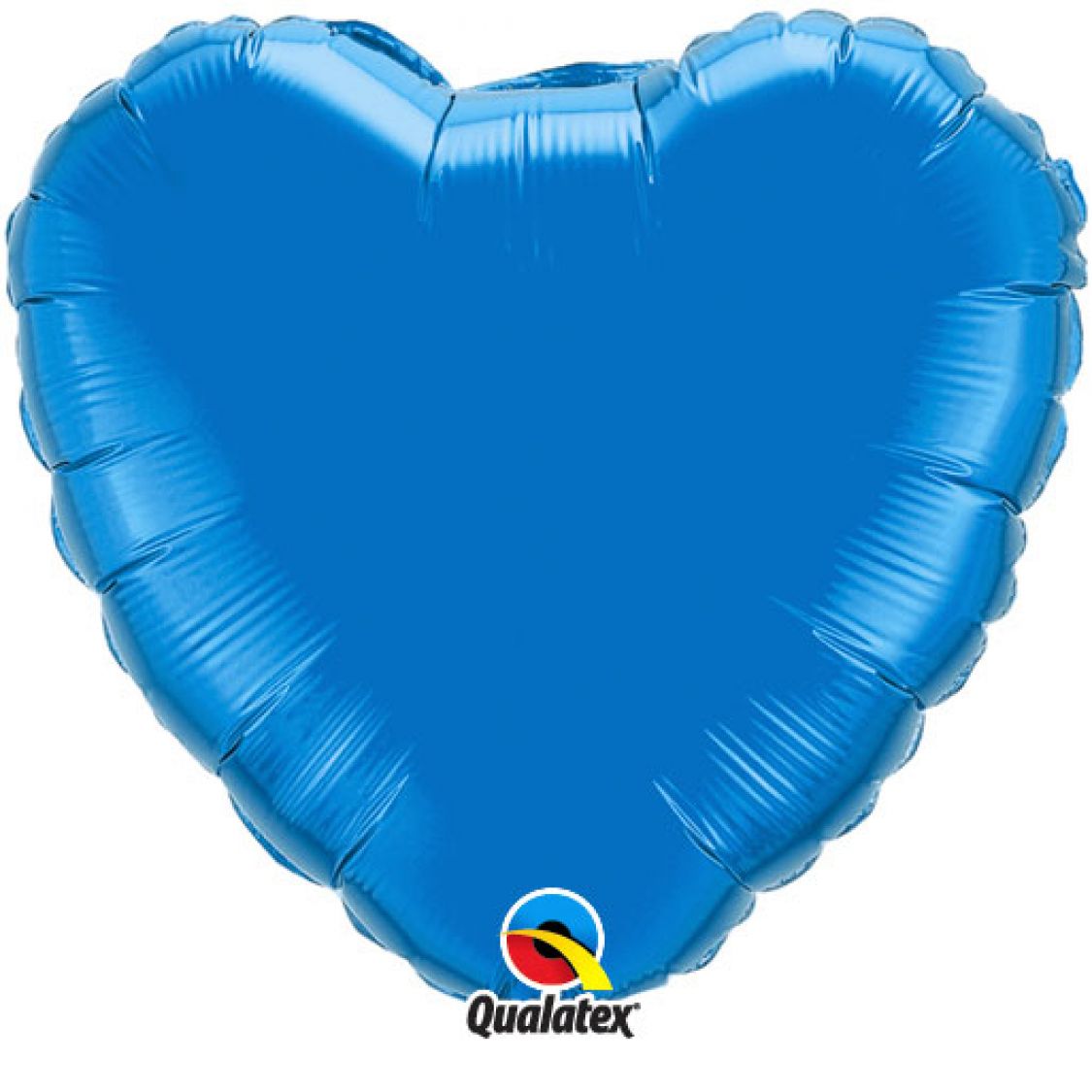 Ballon Mylar Coeur bleu (bleu saphire)