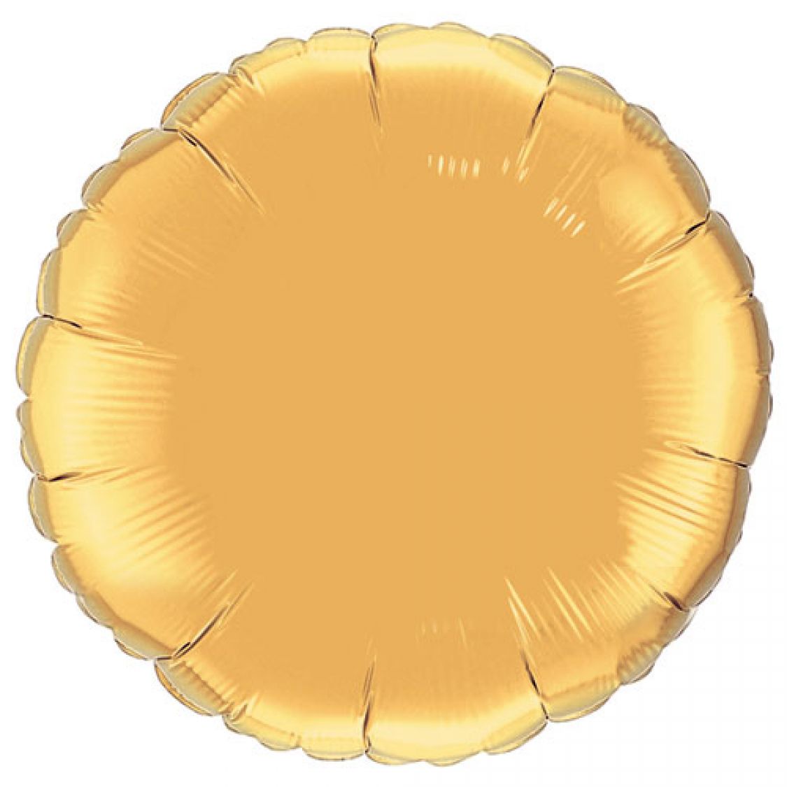 Ballon Mylar rond or (gold metallic)