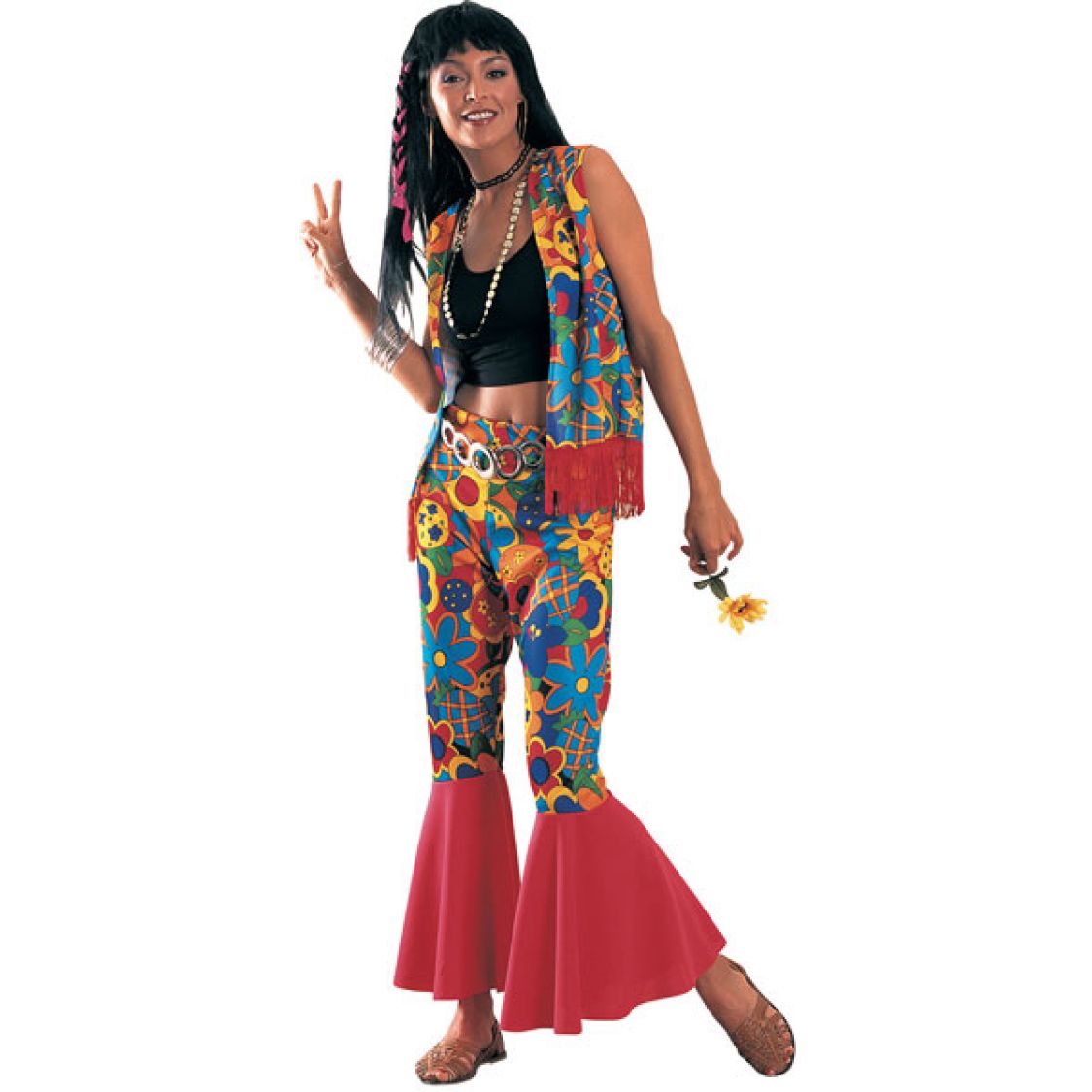 Déguisement Adulte Femme flower power