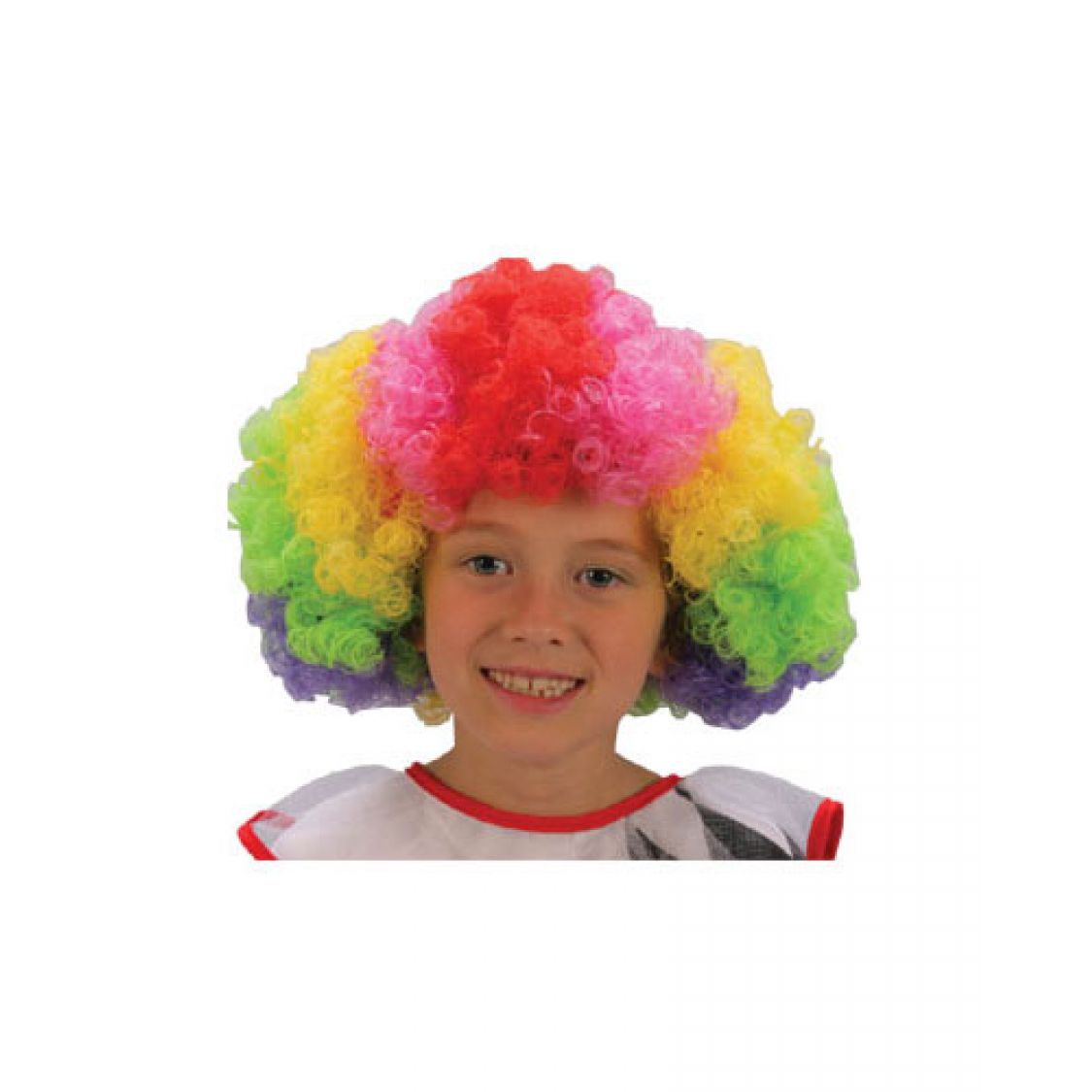 Perruque Enfant Pop Clown Multicolore