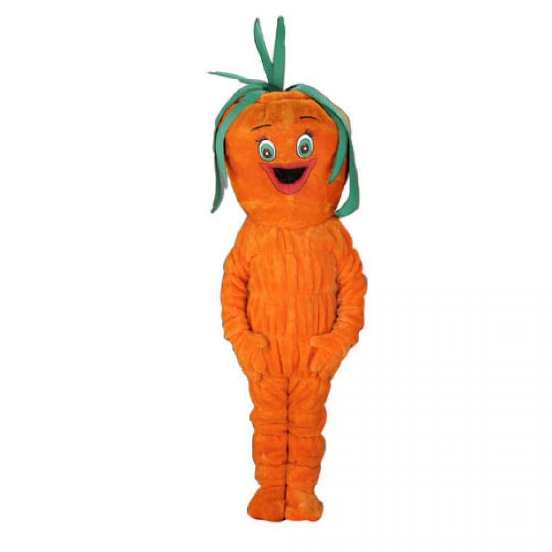 Déguisement mascotte carotte avec visage