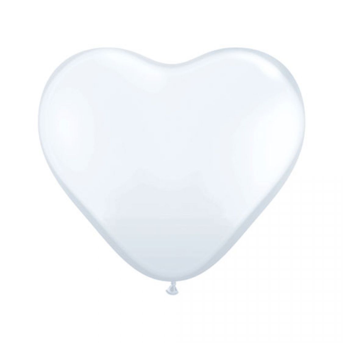 Ballon géant mariage coeur blanc