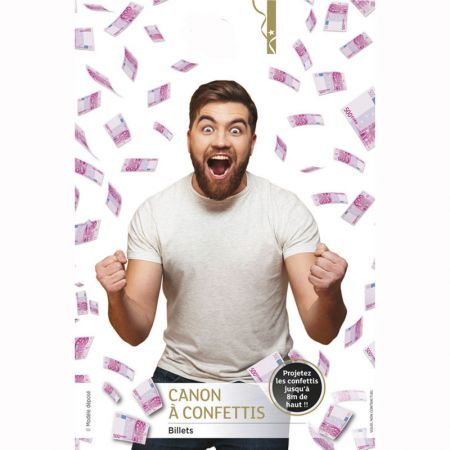 Canon &agrave; Confettis Euros (par 12)