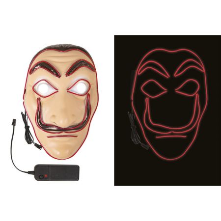 Masque Braqueur &agrave; Led