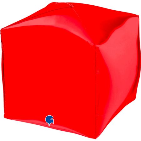 Ballon Cube 4D Rouge