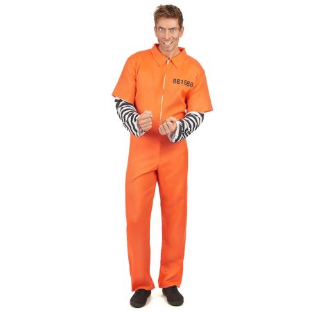D&eacute;guisement prisonnier Orange homme