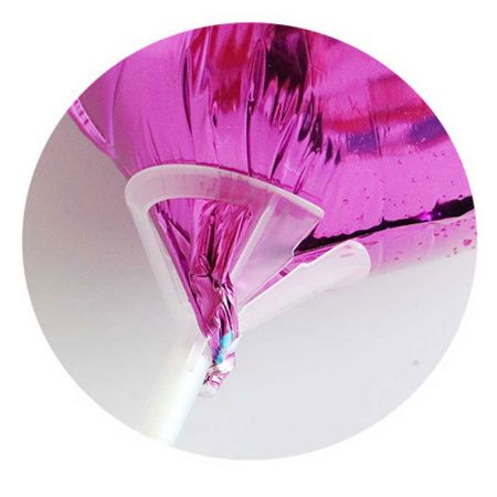 Tige pour ballon g&eacute;ant aluminium avec coupelle