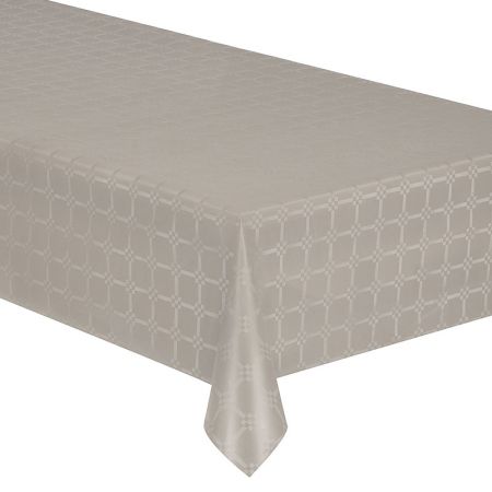 Nappe Papier Damass&eacute;e couleur taupe 6m x 1m20